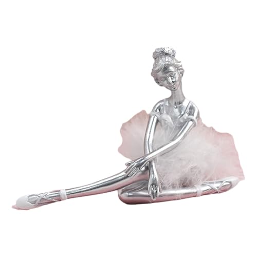 Limtula Elegante Ballerina-Statue, Ballett-Tänzerin, Skulptur, Harz, Ornament für Zuhause, Büro, Tischplatte und Bücherregal Limtula Elegante Ballerina-Statue, Ballett-Tänzerin, Skulptur, Harz, Ornament für Zuhause, Büro, Tischplatte und Bücherregal von Limtula