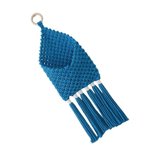 Limtula Elegante Makramee-Organizer aus Baumwollseil, gewebte Hängekorb-Regale für Wohnzimmer, Schlafzimmer und Kinderzimmer, Wanddekoration Limtula Elegante Makramee-Organizer aus Baumwollseil, gewebte Hängekorb-Regale für Wohnzimmer, Schlafzimmer und Kinderzimmer, Wanddekoration von Limtula