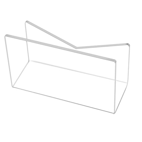 Limtula Eleganter Briefständer für die Arbeitsplatte, filigraner Briefhalter aus Acryl, für Zuhause, Büro, Brief-Organizer, Schreibtisch-Umschlagsortierer von Limtula