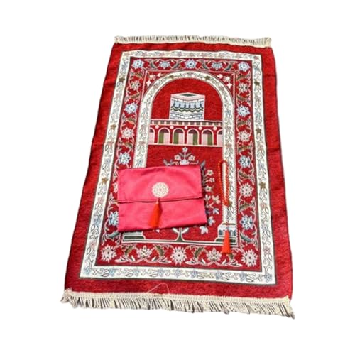 Limtula Elegantes Gebet Teppich Verehrt Matte Pack Mit Gebetsperlen 3PCs Für Männer Frauen Große Geschenk Für Religiöse Urlaub von Limtula