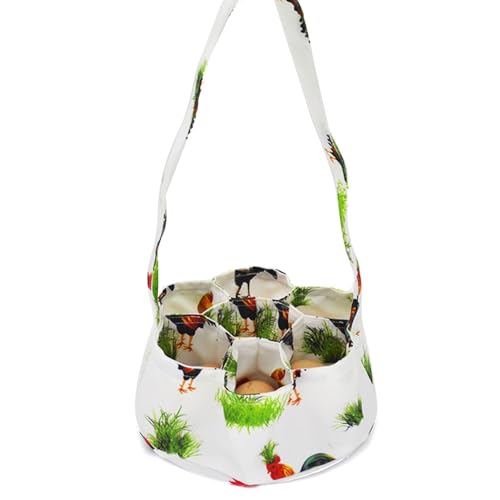 Limtula Fashion Print Canvas Eggs Collection Baghalter Korb Mit Gepolstertem Boden Für Hühnchen Und Enteneier Zuhause Und Bauernhöhe Gebrauch Geflügelversorgung von Limtula