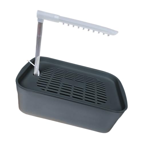 Limtula Große Wasserströmung Papageien-Badewanne, automatische Wasserzirkulation, Duschbecken für Vögel, täglich, gefiedert, Heimgebrauch, Vogelbadehaus für kleine Vögel von Limtula