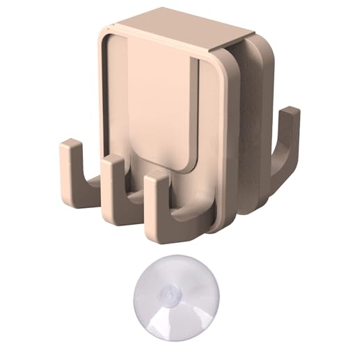 Limtula Handtuchhalter für Glastür, Silikon, doppelseitig, Saugnapf, Duschtürhaken, Bademantel, Kleiderbügel von Limtula