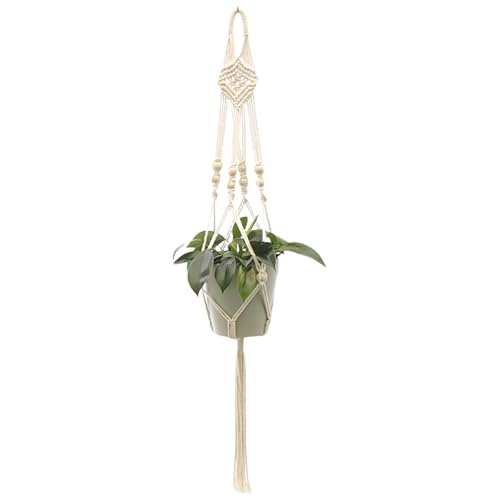 Limtula Hanging Gewebte Pflanzerstars Elegant Handwerk Pflanzer Korb Für Gartenbegeisterte Hängen Wohnzimmerpflanze Display von Limtula