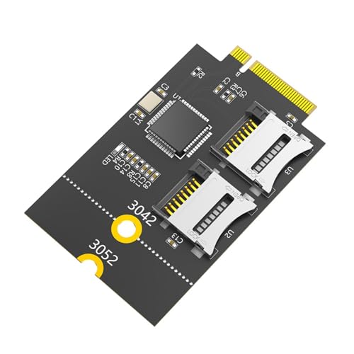 Limtula Hochgeschwindigkeits B Key Schnittstellen Für 2X Kartenleser Doppelter Karten Zu Key B Adapter Zur Verbesserung des Computers Limtula Hochgeschwindigkeits B Key Schnittstellen Für 2X Kartenleser Doppelter Karten Zu Key B Adapter Zur Verbesserung des Computers von Limtula