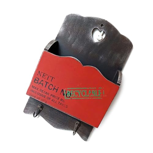 Limtula Holz Dekorative Wandkasten Wandhänge Aufbewahrungsbox Wandtasche Organisatoren Wandmontierte Gerätehalter Mit Hakengeschenken von Limtula