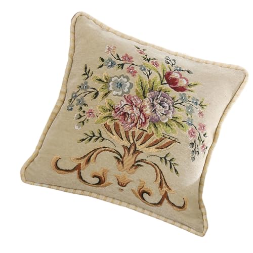 Limtula Kissenbezug mit bunten Stickereien, weicher Stoff, für Sofa und Bett, für Damen von Limtula