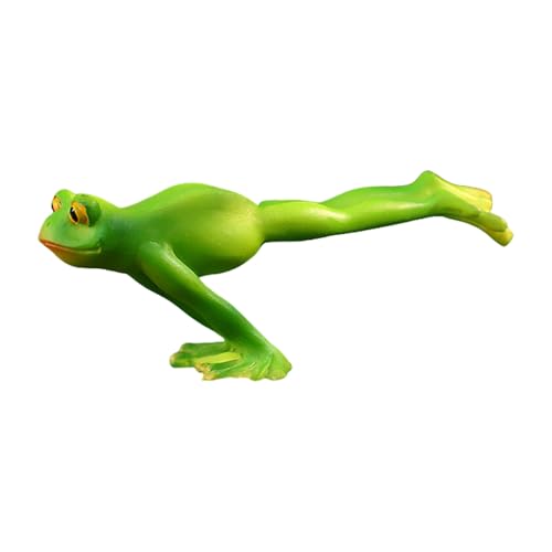 Limtula Kreative Harze Musiker Frosch Statue Figur für Innen- oder Außendekoration Home Office Desktop Regale Ornament von Limtula