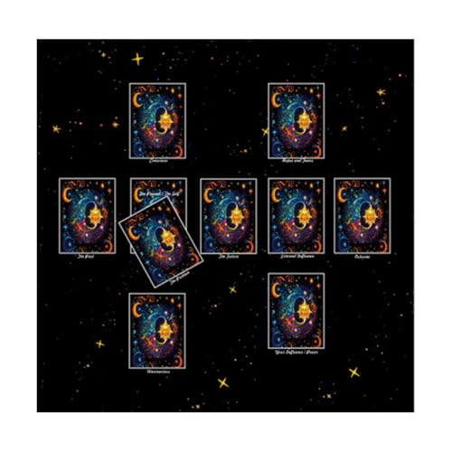 Limtula Lesekarte, Tarots, Tischdecke, Wahrsagungskarten, Tischdecke, Wandteppich, Astrologie, Hexerei, Decktuch, Wanddekoration von Limtula