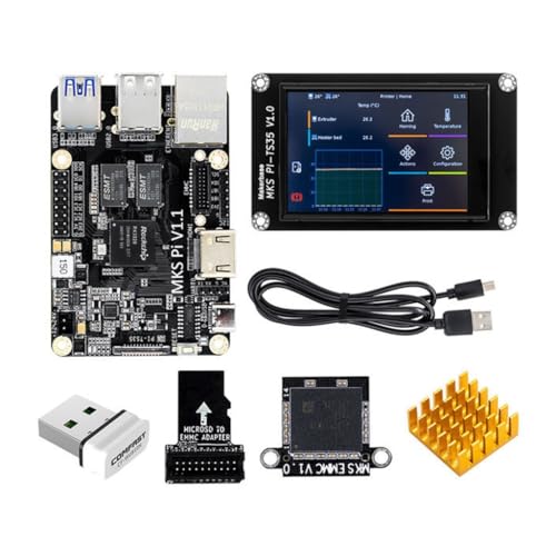 Limtula MKS PI V1.1 Steuerkarten-Controller, 64 Bits, SOC-onboard PI-TS35 Display, Klipper Screen für 3D-Drucker-Motherboard von Limtula