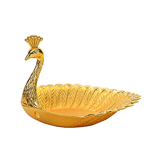 Limtula Obstteller in Pfauenform, luxuriös, zartes Vogel-getrocknetes Gericht, Snack-Tablett, Nussschale, Tisch, Hochzeit, Party, Heimdekoration von Limtula