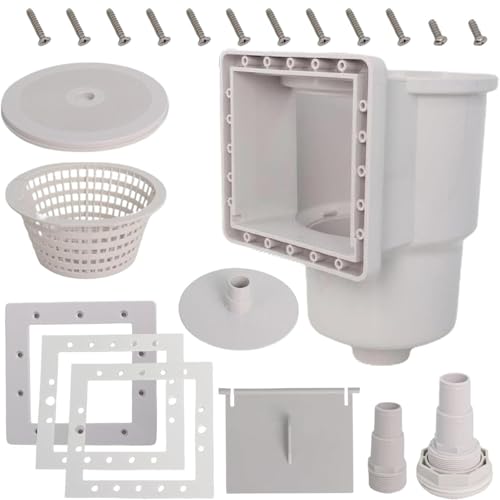 Limtula Pool Skimmer Zubehör Set Pool Skimmer Reparatur Teil Textur für Boden Pool mit einfacher Austauschfunktion von Limtula