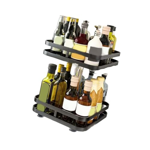 Limtula Rotierendes Metallregal Verstellbares Runde Lagerregal Für Küchenarbeitsplatte Badezimmer Stabile Basis Verstellbare Tierküchenregal Organisatoren von Limtula