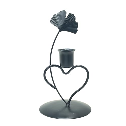 Limtula Schmiedeeiserner Herzhalter aus Metall für Hochzeit, Esstisch, Abendessen von Limtula