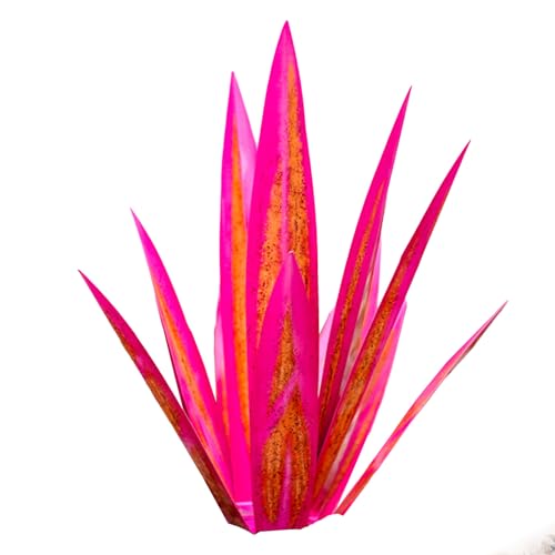 Limtula Simulation Agave Skulptur Tequila aus Metall für Outdoor-Dekoration Garten Erdspieße Dekoration Statue Rasen von Limtula