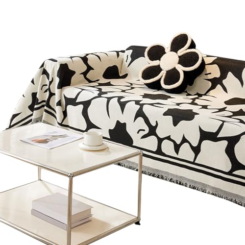Limtula Sofadecke mit Blumenmuster, staubdichter Stoff für Schlafzimmer, Wohnzimmer, Sofakissen, Couchschoner Limtula Sofadecke mit Blumenmuster, staubdichter Stoff für Schlafzimmer, Wohnzimmer, Sofakissen, Couchschoner von Limtula