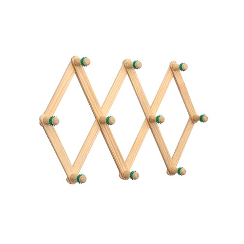 Limtula Wandgarderobe aus Holz, mit verstellbaren Heringen für Hüte und Taschen, erweiterbarer Baseballkappenhalter Limtula Wandgarderobe aus Holz, mit verstellbaren Heringen für Hüte und Taschen, erweiterbarer Baseballkappenhalter von Limtula