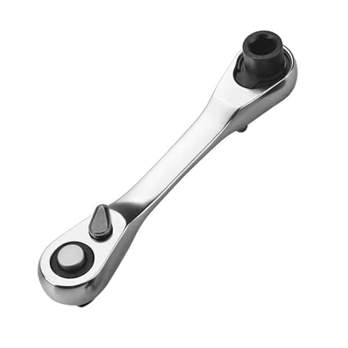 Limtula Zwei-Richtungs-Ratschenschlüssel-Set, 72 Zähne, Doppelkopf, rostbeständig, galvanisiert, schnelles Werkzeug, enge Raumreparatur, professionelle Steckschlüssel im Taschenformat von Limtula
