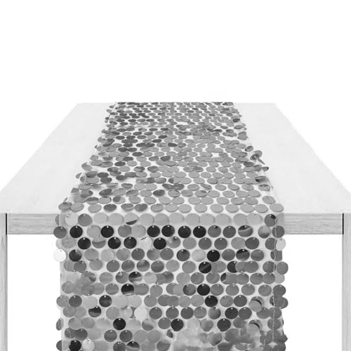 Luxuriöser Pailletten-Tischläufer, rechteckige Tischdecke für Unterwasser-Motto-Partys, glitzernde Tischdekorationen Luxuriöser Pailletten-Tischläufer, rechteckige Tischdecke für Unterwasser-Motto-Partys, glitzernde Tischdekorationen von Limtula