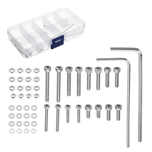 M2 5 Plattenspieler Headshell Kartuschen Montagesatz Edelstahl Schrauben Set Mit Für Gehäuse 50 Stück/Set Schrauben Innensechskant Schrauben Set Mit Gemischter Box. M2 5 Plattenspieler Headshell Kartuschen Montagesatz Edelstahl Schrauben Set Mit Für Gehäuse 50 Stück/Set Schrauben Innensechskant Schrauben Set Mit Gemischter Box. von Limtula