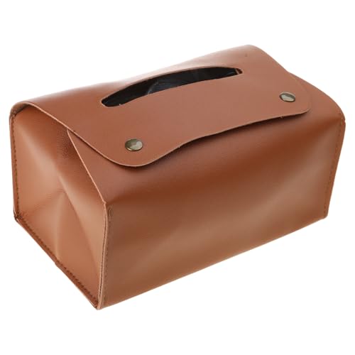 Mode Gewebespender PU Leder Tissue Behälter Praktischer Papiertuchhalter Nachfüllbar Servietten Box Mode Gewebespender PU Leder Tissue Behälter Praktischer Papiertuchhalter Nachfüllbar Servietten Box von Limtula