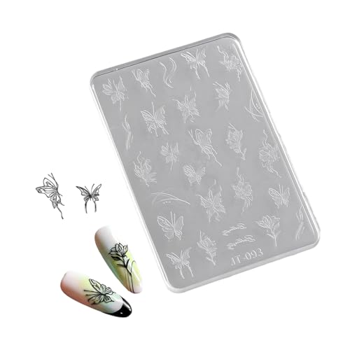 Nägel Kunstformen Silikonvorlage Nägel Entwerfen Werkzeug Schmetterlingsform Handgefertigte Formen Für Maniküre Kreation Nagelformen Nägel Kunstformen Silikonvorlage Nägel Entwerfen Werkzeug Schmetterlingsform Handgefertigte Formen Für Maniküre Kreation Nagelformen von Limtula