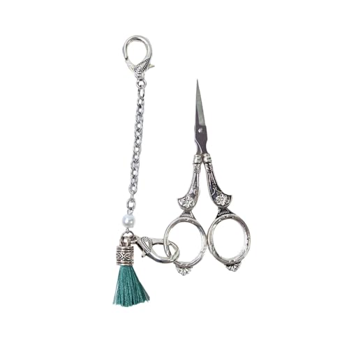 Nähschere Metallschere Stickschere Basteln Einfädelschere Nähen Stiche Schere für Zuhause von Limtula