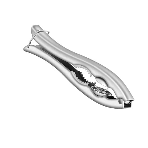 Nussknacker, effizienter ergonomischer Nussöffner, rutschfester Griff, Küche, Nussknacker, 304 Edelstahl-Textur für Nüsse von Limtula