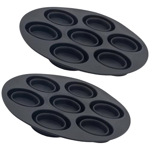 Packung Mit 2 Silikonkuchenformen Mit 7 Löchern Benutzerfreundliche Silikonkuchenform Nicht Stick Form Für Backbedürfnisse Packung Mit 2 Silikonkuchenformen Mit 7 Löchern Benutzerfreundliche Silikonkuchenform Nicht Stick Form Für Backbedürfnisse von Limtula