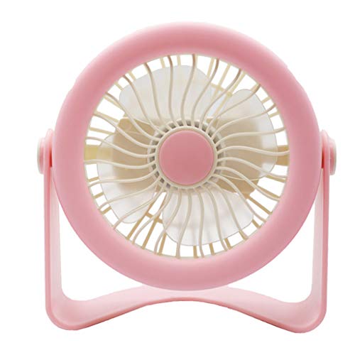 Persönlicher Ventilator mit Licht, tragbarer Tischkühler, 360 Grad drehbar, kleiner Desktop-Familien-Campingventilator von Limtula