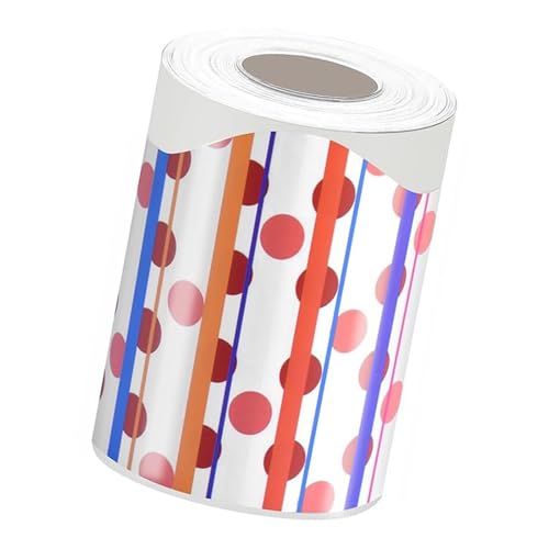 Pinnwand-Bordüre, bunte Punkte, Bordüre, dekorativer Aufkleber für Klassenzimmer-Dekorationen, dekorative Aufklebertafel, bunte Punkte, 10 m Pinnwand-Bordüre, bunte Punkte, Bordüre, dekorativer Aufkleber für Klassenzimmer-Dekorationen, dekorative Aufklebertafel, bunte Punkte, 10 m von Limtula