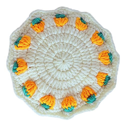 Platzdeckchen mit Erdbeermotiv für Esstisch, Getränke, Tassen, Abtropfmatte, Baumwolle, Topflappen, Küche, Heimdekoration von Limtula