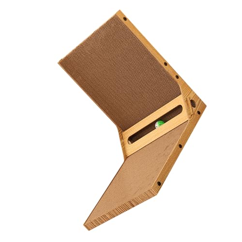 Platzsparender Kratzbaum für Katzen, rotierende Scheibe, multifunktional, für den Innenbereich, mit Ball, Spielzeug, großes Kratzbrett Platzsparender Kratzbaum für Katzen, rotierende Scheibe, multifunktional, für den Innenbereich, mit Ball, Spielzeug, großes Kratzbrett von Limtula