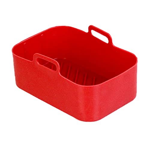 Quadratluft Frittyer Silikon Topf Nicht Stick Liner Ersatzluft Frittierkorb Wiederverwendbares Backschalen Geschirrspüler Sicher von Limtula