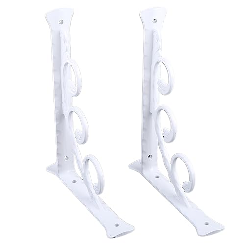 Robuste Metall-Regalhalterungen zur Wandmontage, für Bücherregale, Küchenregale, Display-Regale, Wandmontage, für Besen, strapazierfähig, 2 Stück Robuste Metall-Regalhalterungen zur Wandmontage, für Bücherregale, Küchenregale, Display-Regale, Wandmontage, für Besen, strapazierfähig, 2 Stück von Limtula