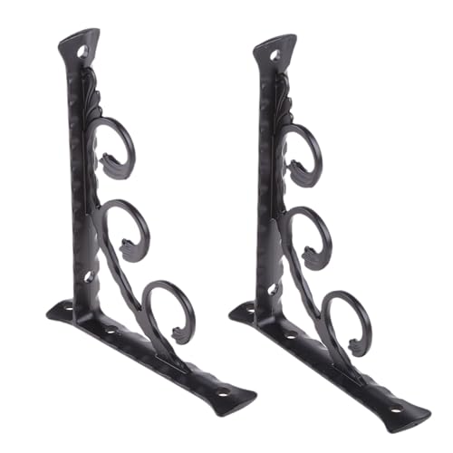 Robuste Metall-Regalhalterungen zur Wandmontage, für Bücherregale, Küchenregale, Display-Regale, Wandmontage, für Besen, strapazierfähig, 2 Stück Robuste Metall-Regalhalterungen zur Wandmontage, für Bücherregale, Küchenregale, Display-Regale, Wandmontage, für Besen, strapazierfähig, 2 Stück von Limtula