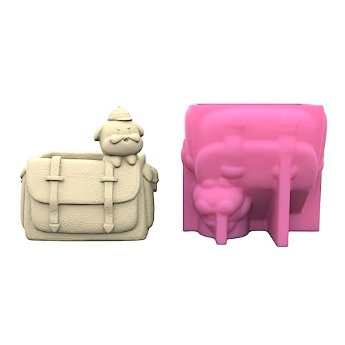 Rucksack-Form für Blumentöpfe aus Beton, Kunstharz, Stifthalter, Harzform, Schreibtischdekoration, Zuhause von Limtula
