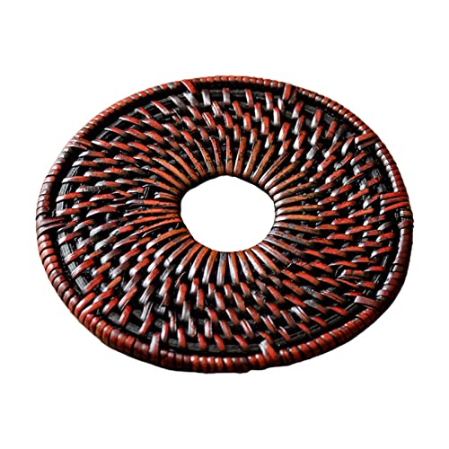 Runde Untersetzer aus natürlichem Rattan, für Küche, Abendessen, schützt den Tisch vor hohen Temperaturen, Kratzern, verdickt von Limtula