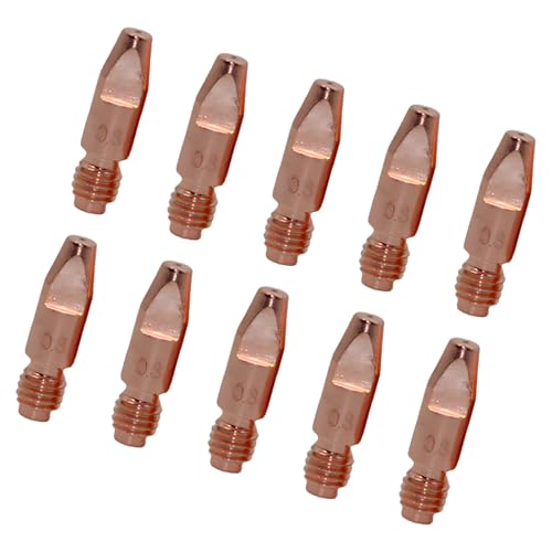 Schweißdüsenspitzen, Diffusor-Anschlüsse, Halter, Taschenlampe, Schweißdüse, 0,8/1/1,2 mm, mechanische Reparatur, 10 Stück Schweißdüsenspitzen, Diffusor-Anschlüsse, Halter, Taschenlampe, Schweißdüse, 0,8/1/1,2 mm, mechanische Reparatur, 10 Stück von Limtula