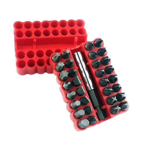 Sicherheits-Bit-Set, manipulationssicher, Sicherheits-Schraubendreher-Set, Stern-Schraubendreher-Bits für Industrie, 33 Stück Sicherheits-Bit-Set, manipulationssicher, Sicherheits-Schraubendreher-Set, Stern-Schraubendreher-Bits für Industrie, 33 Stück von Limtula