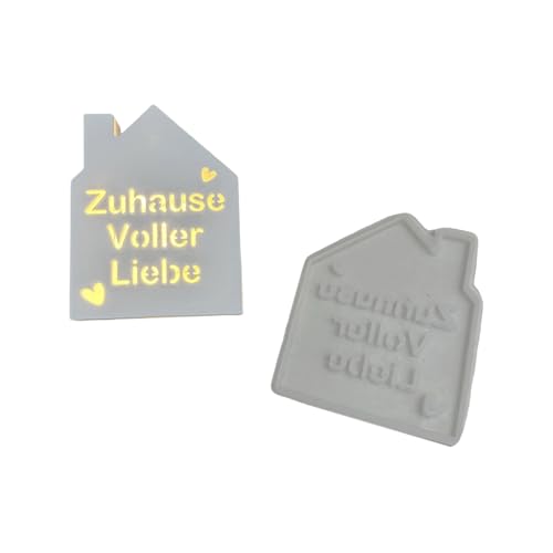 Silikonform für Hausförmige Lampen-Dekoration, einzigartiges Nachtlicht zum Basteln für Bastler, Schmuckwerkzeug von Limtula