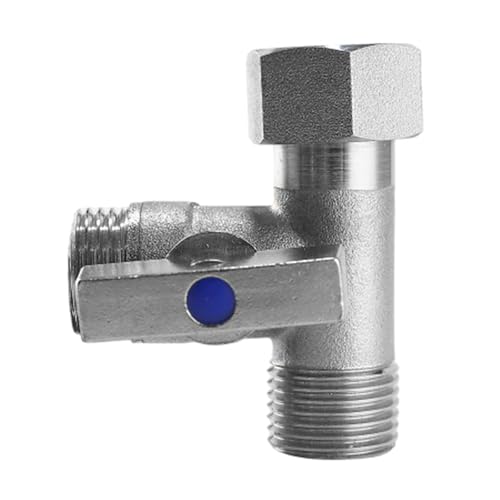 T-Verbindungsventiladapter, einfache Installation, Absperrventile, einfache Installation für Hand-Bidet-Sprühgerät und WC-Wasserversorgung T-Verbindungsventiladapter, einfache Installation, Absperrventile, einfache Installation für Hand-Bidet-Sprühgerät und WC-Wasserversorgung von Limtula
