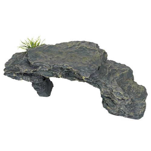 Terrarien Schildkröten Sonnenbad Höhle Landschaft Dekoration Reptilien Unterwasser-Dekoration für Eidechsen Landschaft Figur von Limtula