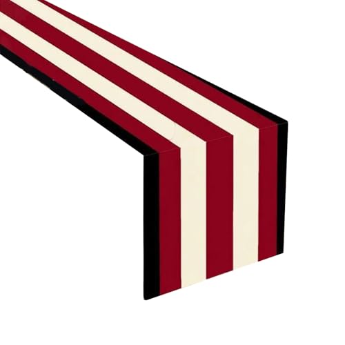 Tischläufer aus Leinen, rutschfest, Vintage-Flagge, Tischdecke für Esstische und Tischsets von Limtula