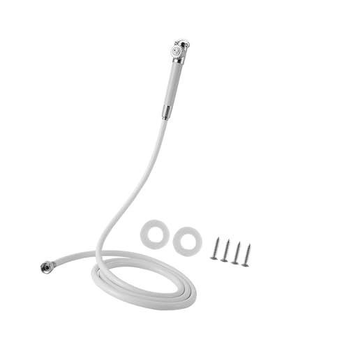 Tragbare Boote Duschsprüher Handgepresste Edelstahl PVC Duschkopf Boote Externe Düse mit Schlauch Handgepresster Edelstahl PVC-Kopf von Limtula