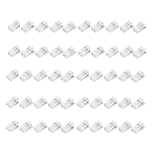 Transparente Hänge-Clips für Poster, Klebe-Clips, Tapisserie-Kleiderbügel, Wandaufhängung, Clips für Papierbilder, 50 Stück von Limtula