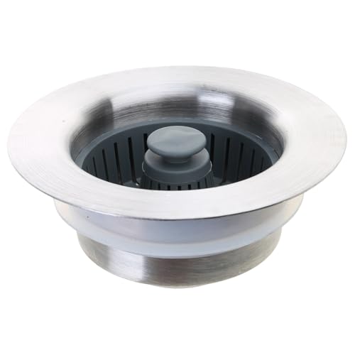 Verbessertes 3-in-1 Abflusssieb und Stopper für Küchenspüle, Edelstahl, Metall, Pop-Up-Waschbeckenstopfen, Anti-Verstopfung, Ablaufabdeckung Verbessertes 3-in-1 Abflusssieb und Stopper für Küchenspüle, Edelstahl, Metall, Pop-Up-Waschbeckenstopfen, Anti-Verstopfung, Ablaufabdeckung von Limtula