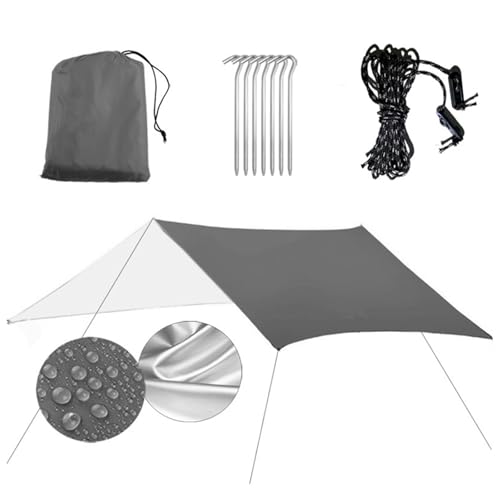 Wasserdichtes Camping-Planen-Set, Sonnenschutz, Markisen, Vordächer, Planen für Rucksackreisen und Reisen von Limtula