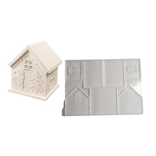 Weihnachtsharz Tablett Robuste Silikonform Easy Freisetzung Formen Für Handwerk Von Schmuckhaltern Und Dekorativen Tellern von Limtula