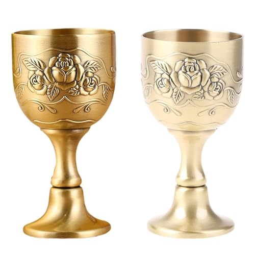 Weinbecher, Legierung, Vintage-Tasse, Kelch, Rotweinkelch, Partyzubehör, Weinglas für Hochzeitsgetränke Weinbecher, Legierung, Vintage-Tasse, Kelch, Rotweinkelch, Partyzubehör, Weinglas für Hochzeitsgetränke von Limtula